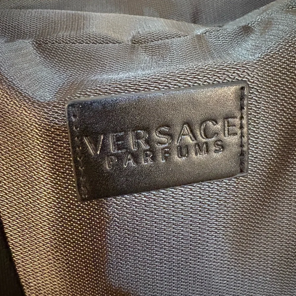 Versace ‎ Parfums Black Duffel Bag